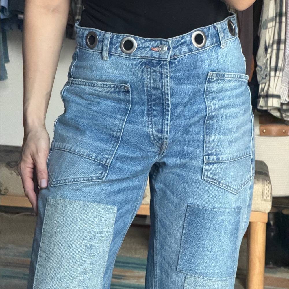 We The Free Moxie Pull-On Barrel Jeans - Picture 4 of 9